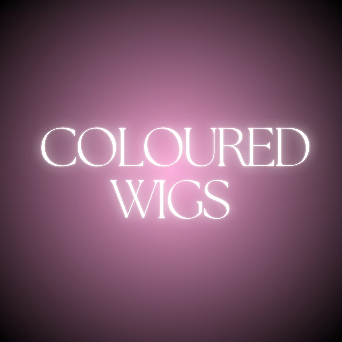 COLOURED WIGS