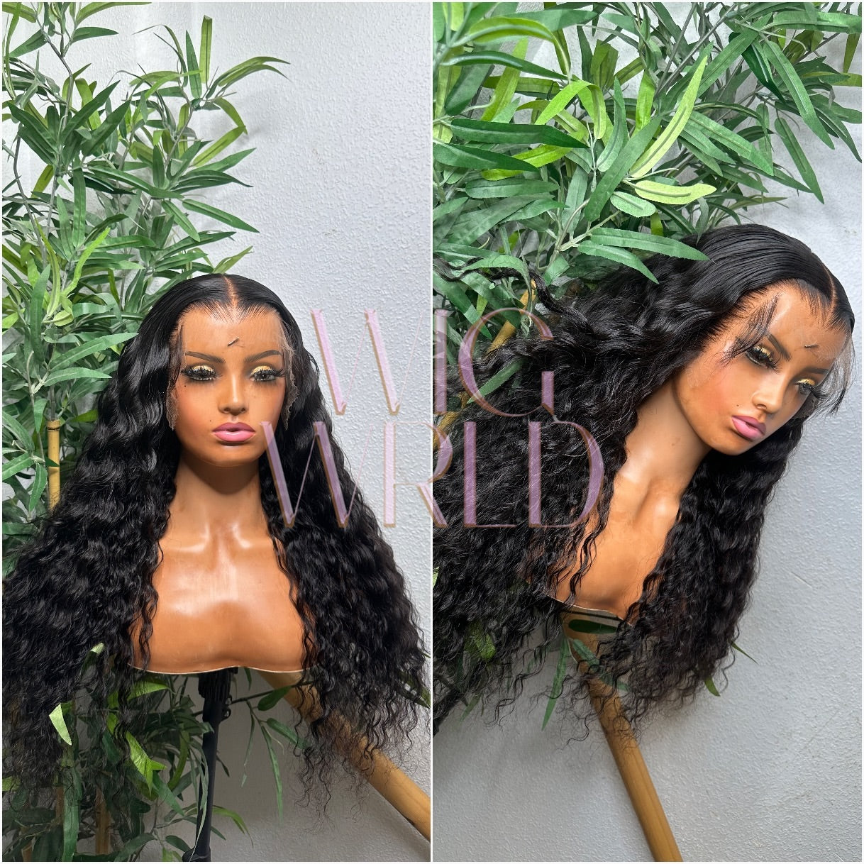 24” HD lace Waterwave  frontal wig