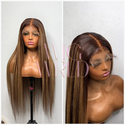 SALE 30” 5x5 Highlighted wig