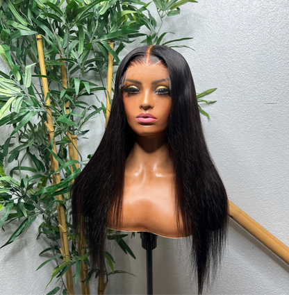 20” straight 6x6 HD closure wig