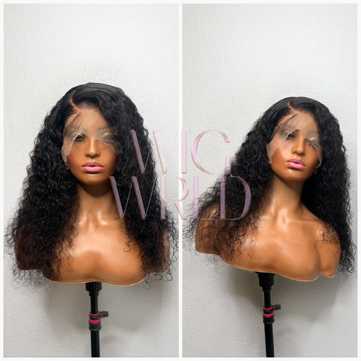 SALE 18” 13x6 curly frontal wig