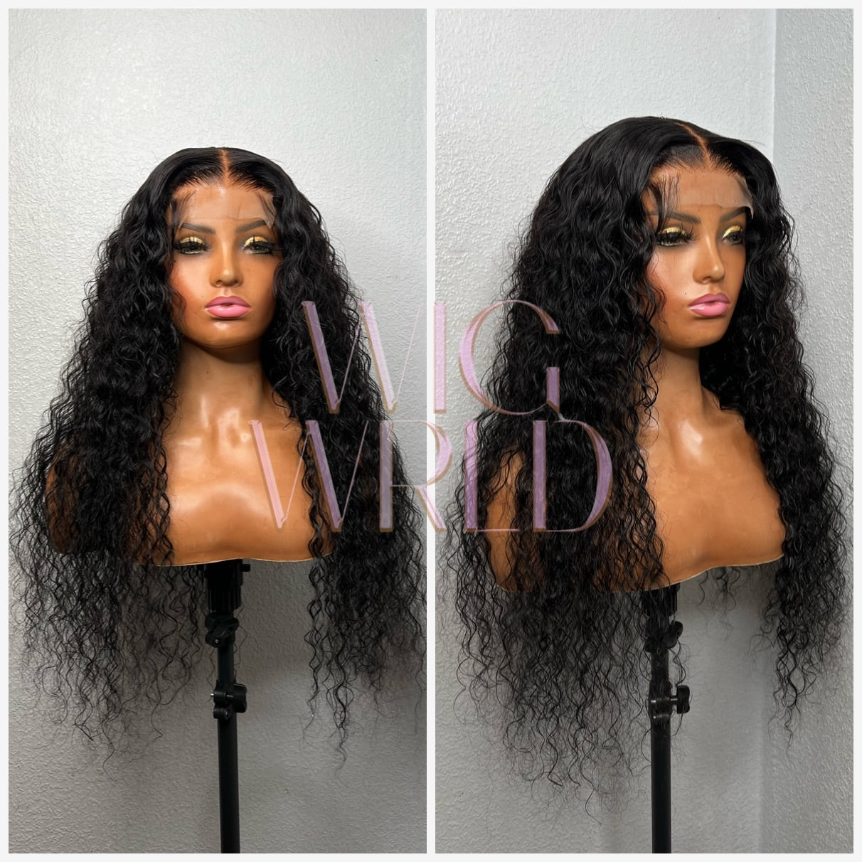 Ready to ship: 24” waterwave 4x4 closure wig