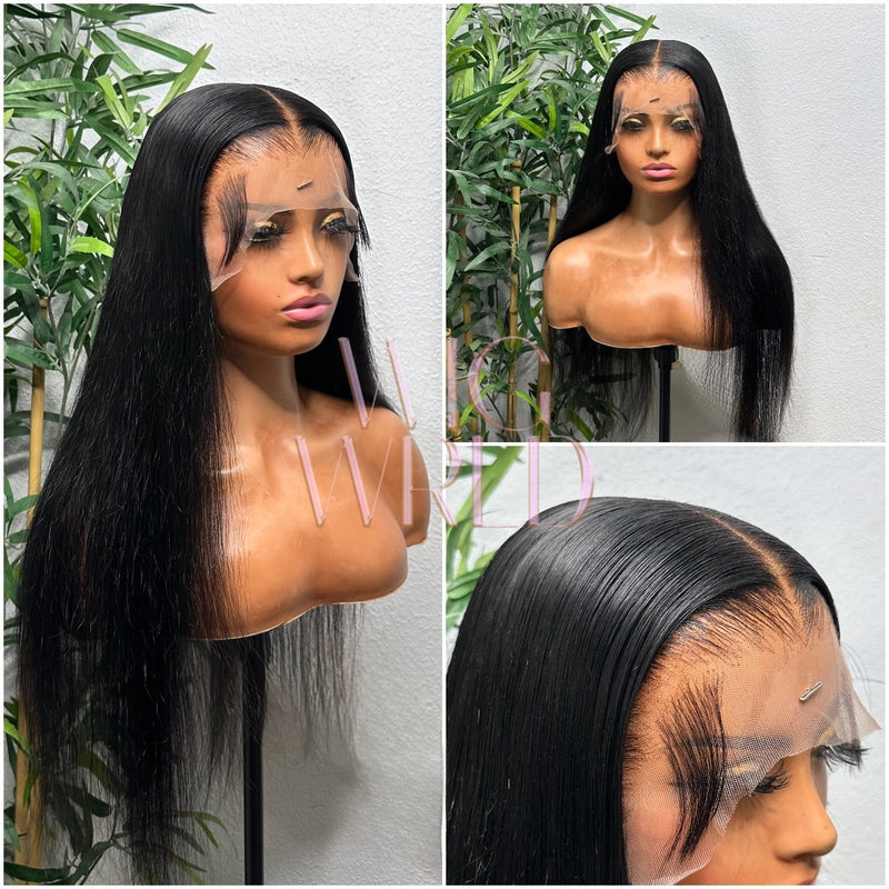 Ready to ship: 26” Straight 13x6 frontal wig