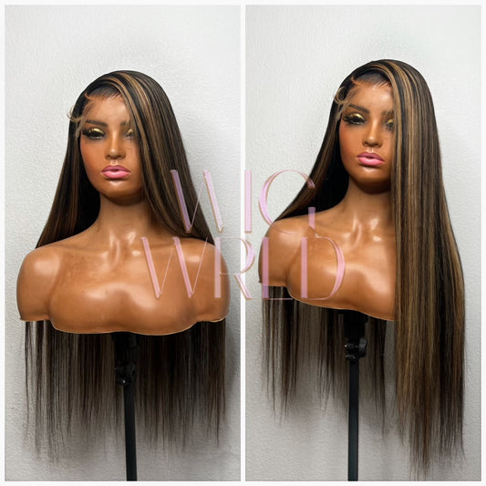 SALE 24” Highlighted 5x5 HD lace wig