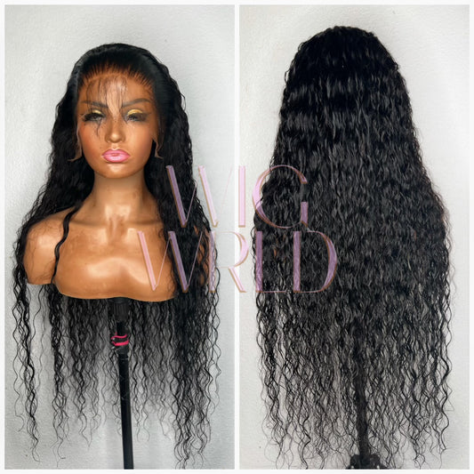 Ready to ship: 30” waterwave 13x4 frontal wig